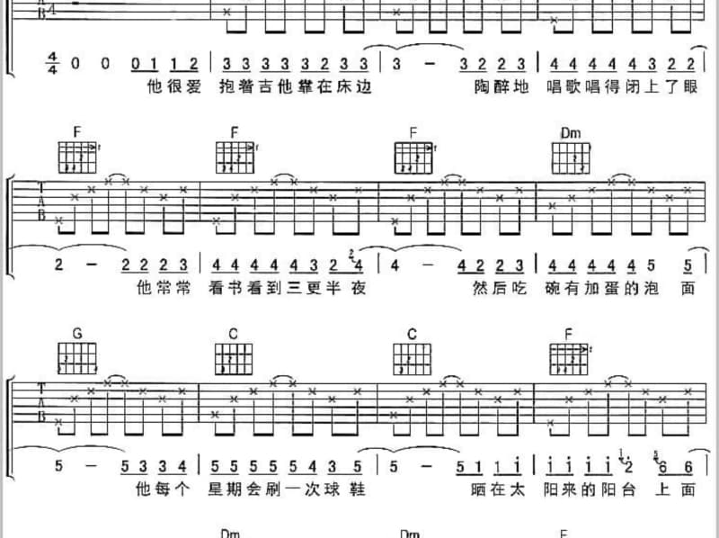 《恋爱有苦也有乐》吉他谱_刘老板