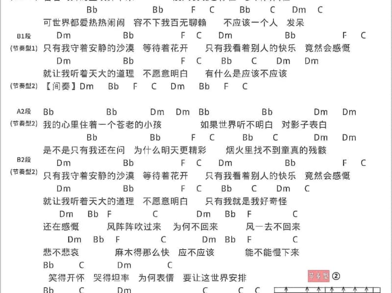 《无所不在》吉他谱_吴莫愁