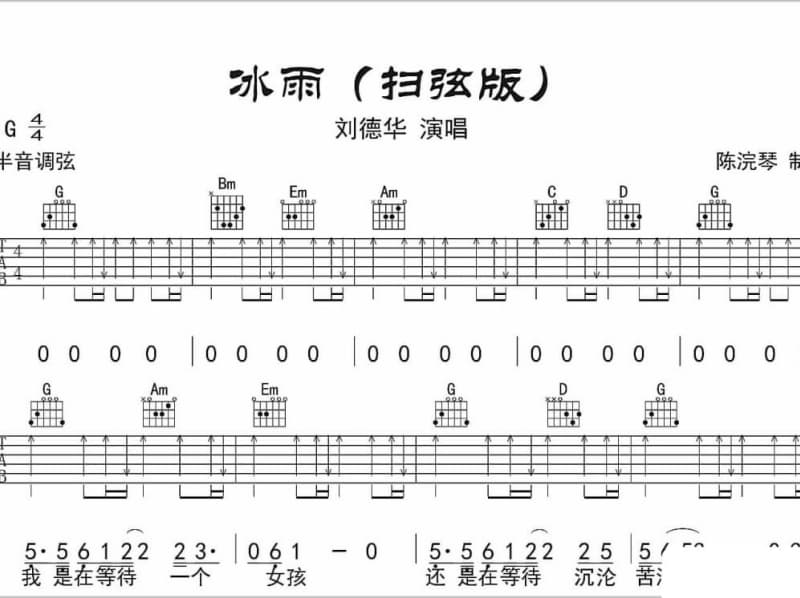 《不会分离》吉他谱_吴琴儿