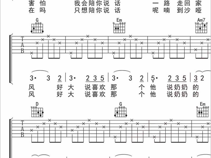 《那一天的我》吉他谱_希林娜依高