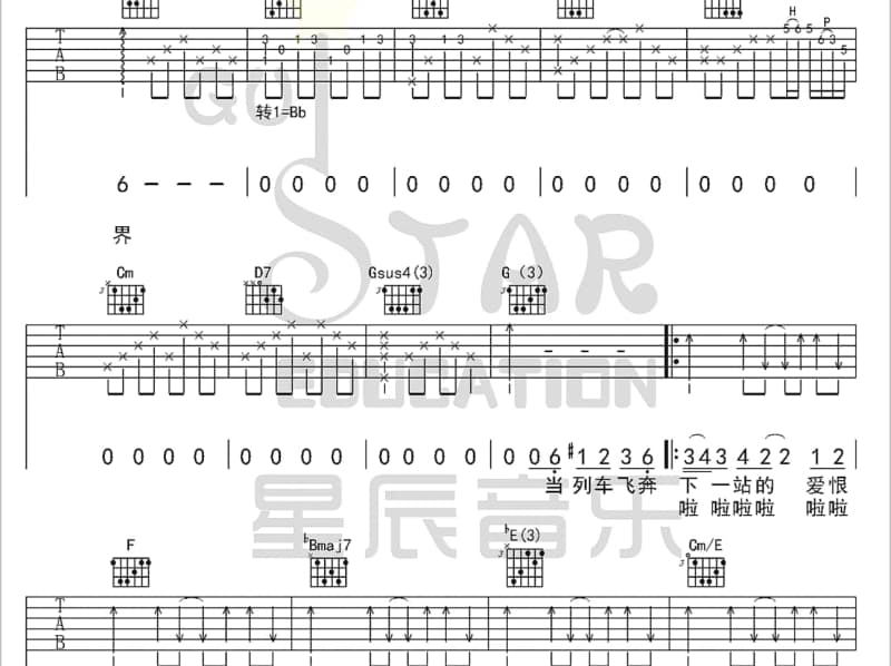 《热辣滚烫》吉他谱_希林娜依高