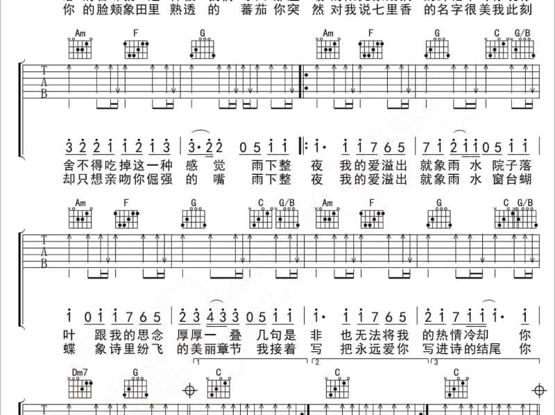 《骑上马儿来看你》吉他谱_香子
