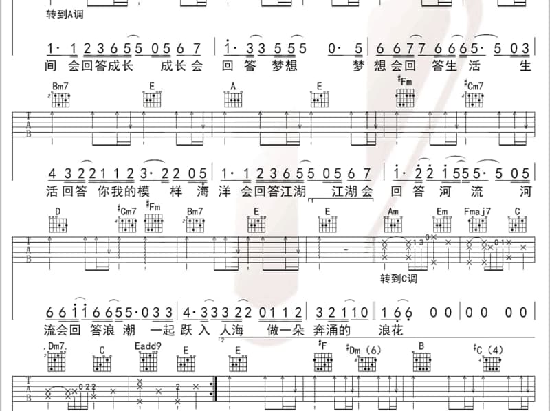 《妈妈包的饺子》吉他谱_肖洋