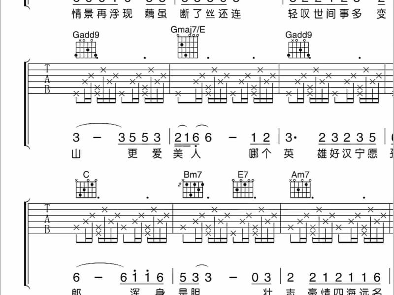 《我不上你的当》吉他谱_小斯韵