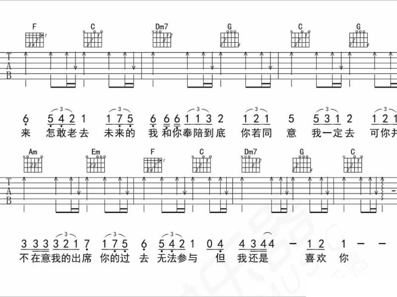 《暖心家园》吉他谱_晓依