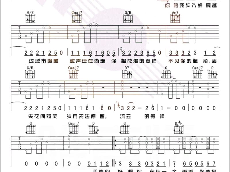 《30啊》吉他谱_Ella陈嘉桦