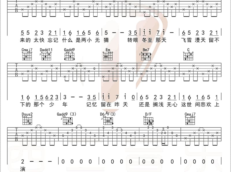 《Hey My Dear》吉他谱_徐露露