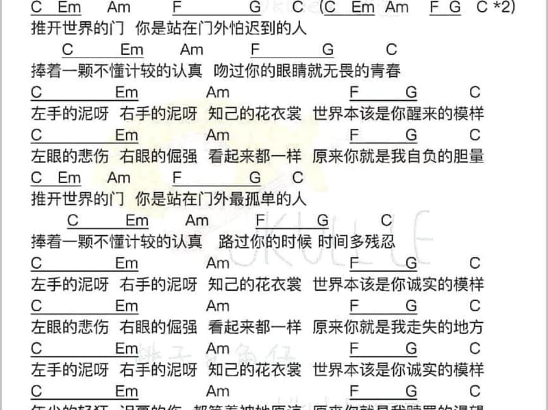 《丝绸之路》吉他谱_徐千雅