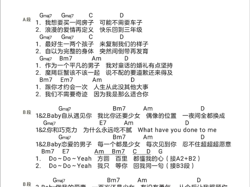 《转身》吉他谱_徐颂