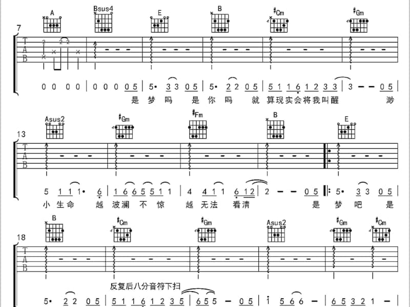《红杏出墙》吉他谱_刘伟仁