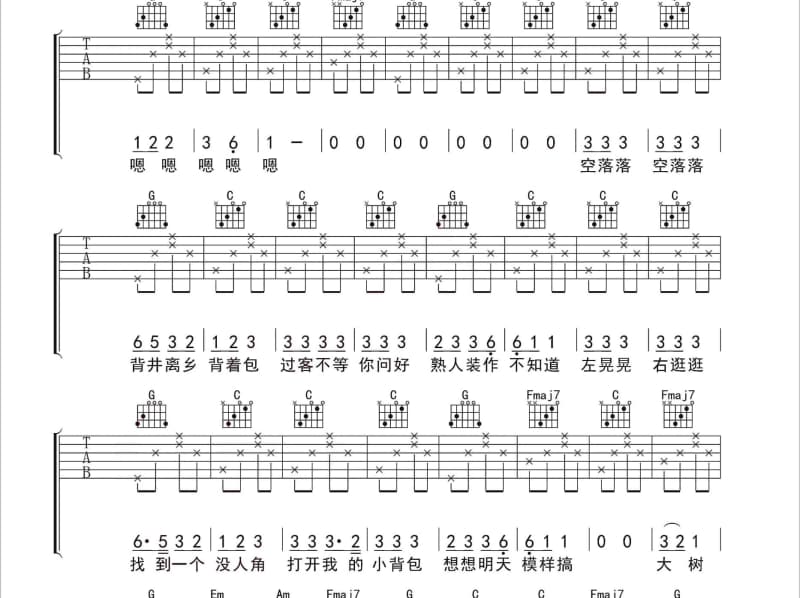 《亲爱的不要哭泣》吉他谱_刘习军