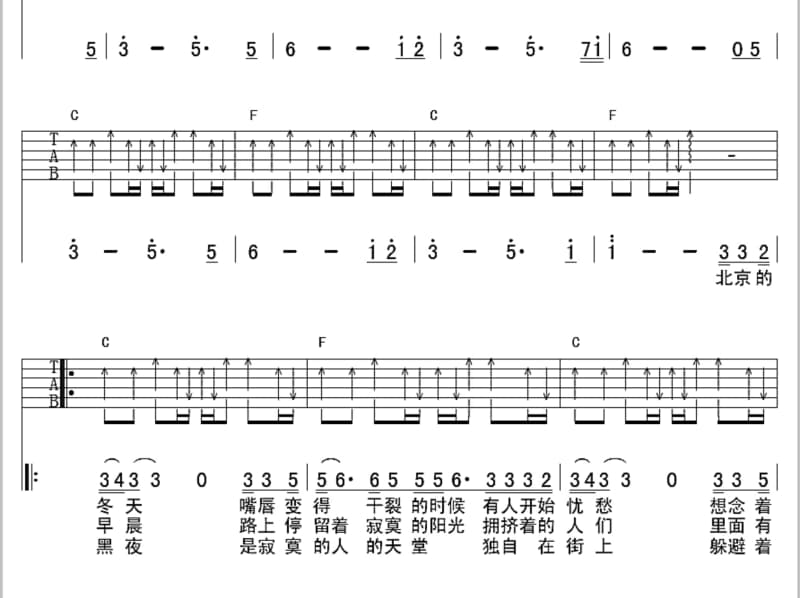 《相思最》吉他谱_刘信琳