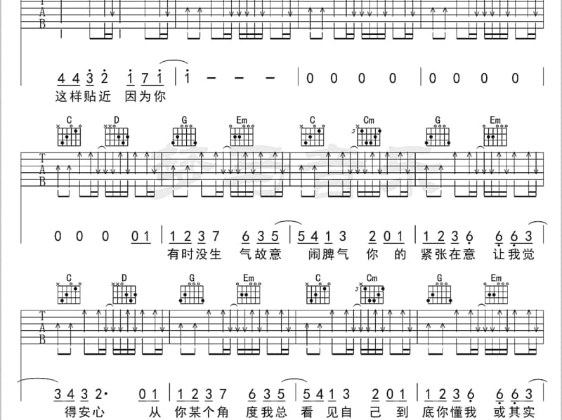 《海阔天空 Live》吉他谱_韩红