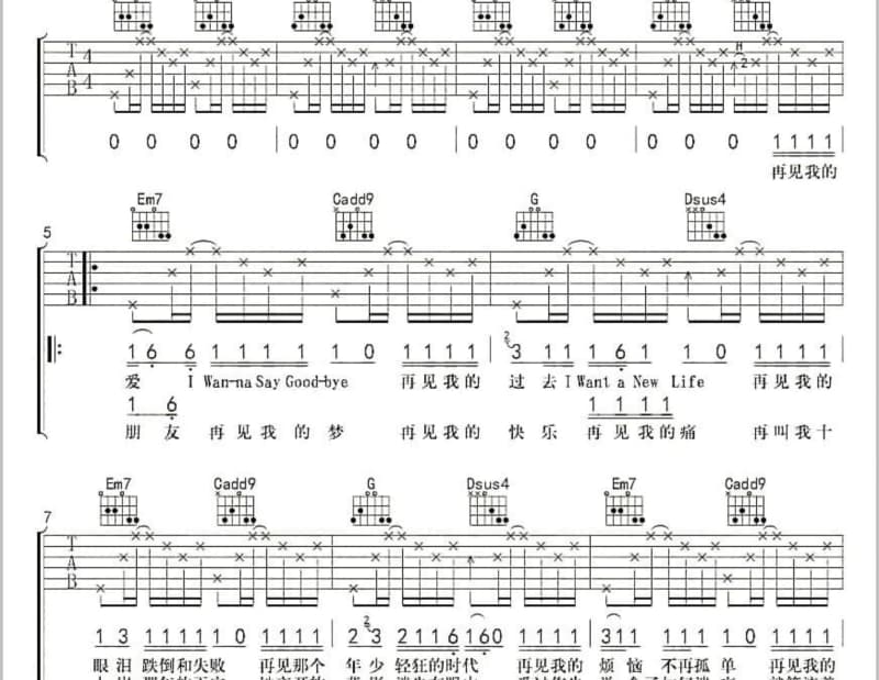 《保留记忆行不行》吉他谱_杨晓涛