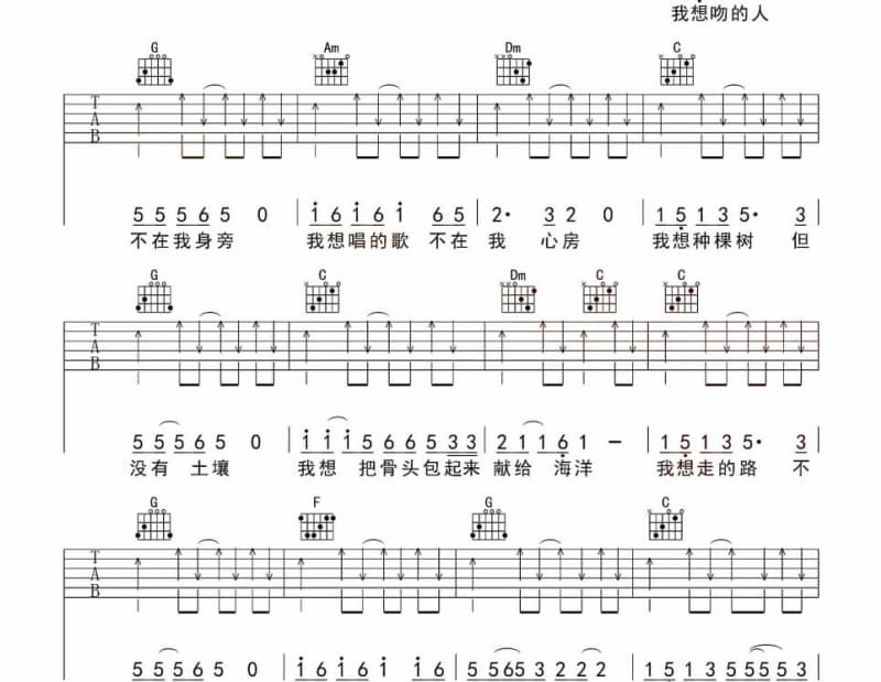《香水有毒》吉他谱_姚清