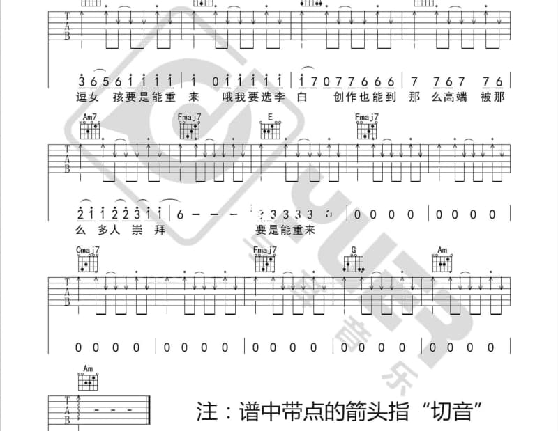 《传刀》吉他谱_银临