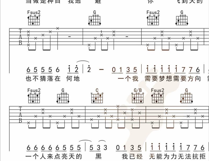 《旧友》吉他谱_银临