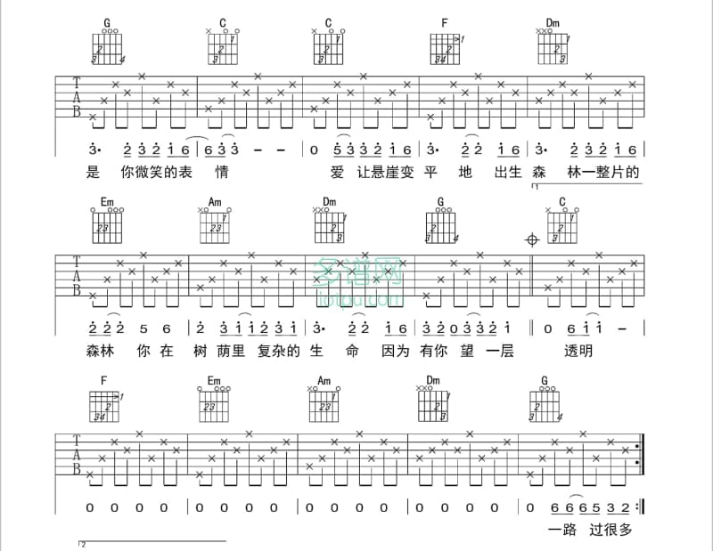 《残忍的借口》吉他谱_吕雯