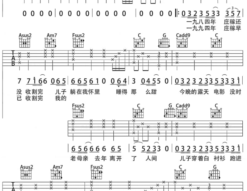 《治愈系魔法》吉他谱_玉兔