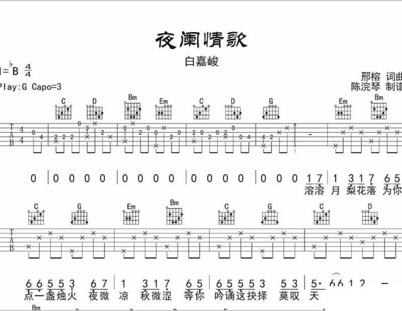 《十送红军》吉他谱_郁可唯