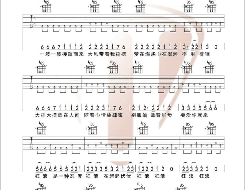 《没有不可能的事》吉他谱_袁泉