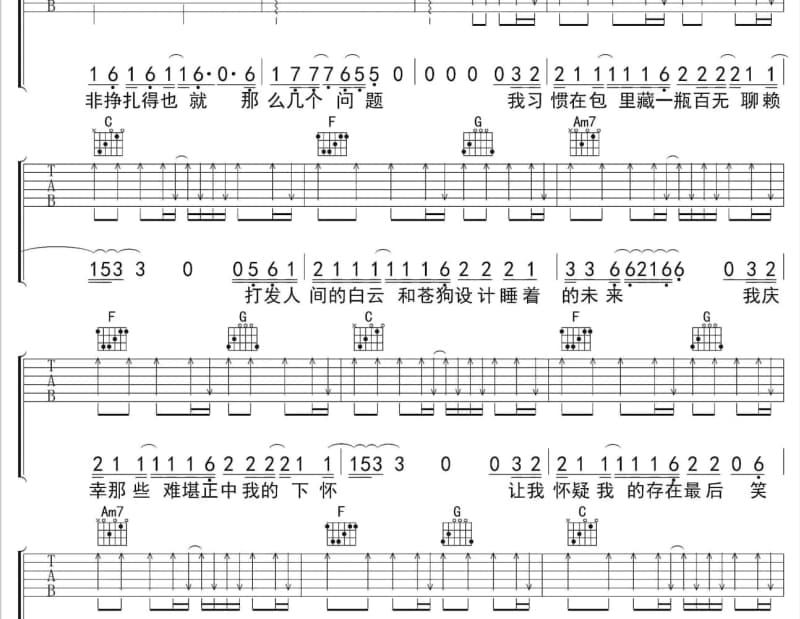 《Say Something》吉他谱_月亮