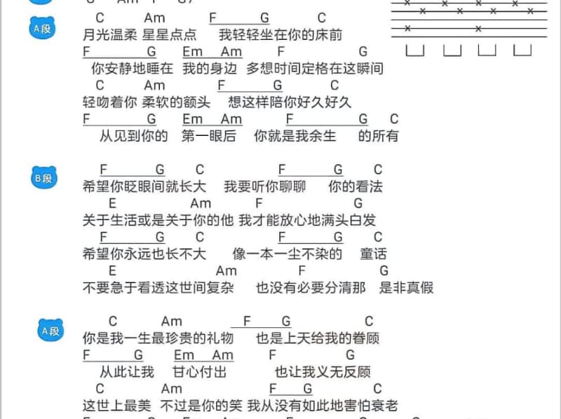 《中国牛》吉他谱_刘子毅