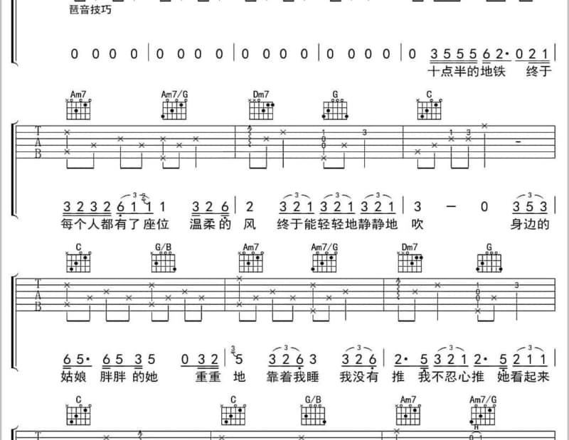 《日落大道》吉他谱_张靓颖