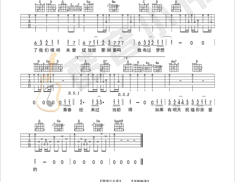 《我们要好好过》吉他谱_张龙珍