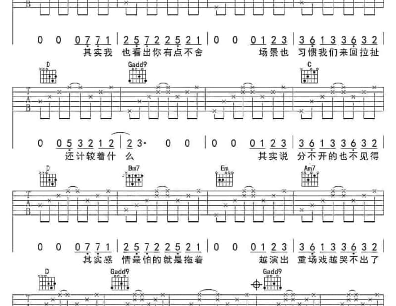 《妈》吉他谱_张迈