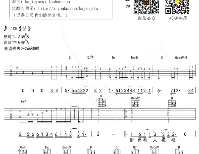 《快乐妄想症》吉他谱_张书瑶 