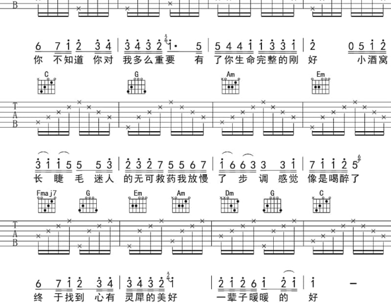 《谁的眼泪在飞》吉他谱_张炜