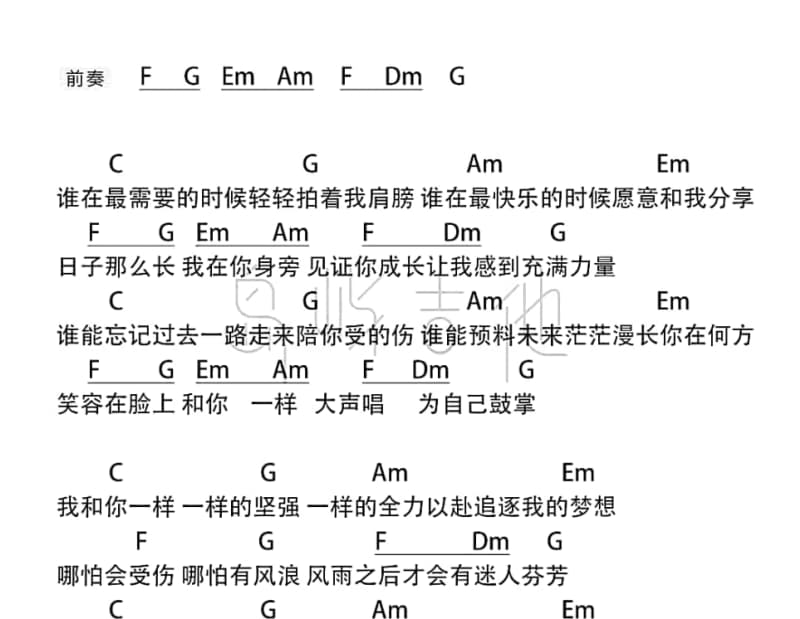 《缘来》吉他谱_张炜