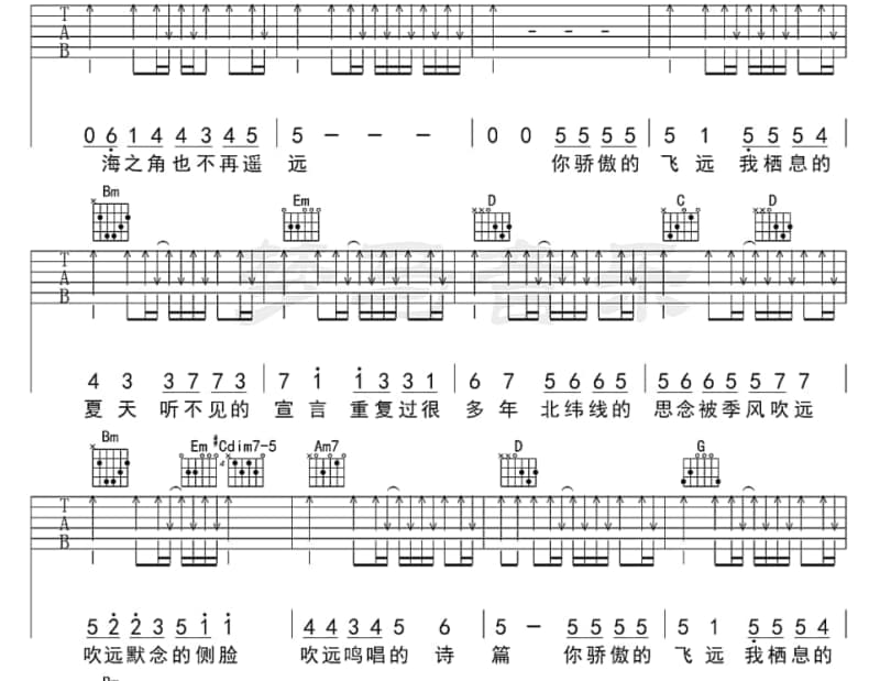 《擦亮眼选对伴》吉他谱_张雪