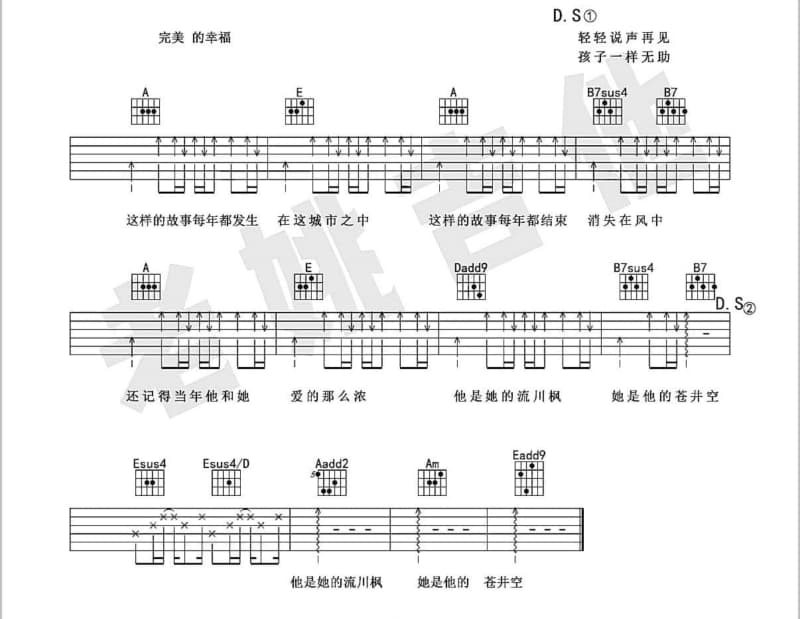 《回不来的人》吉他谱_张叶蕾