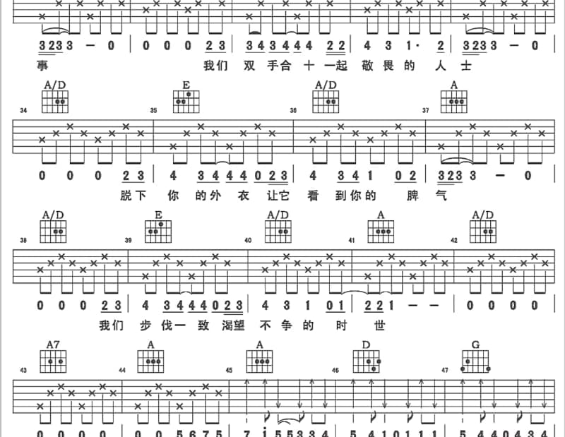 《收藏者》吉他谱_张叶蕾