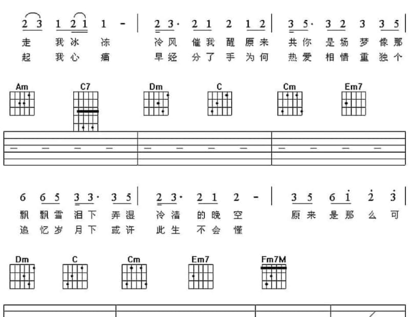 《选择沉默》吉他谱_佩希