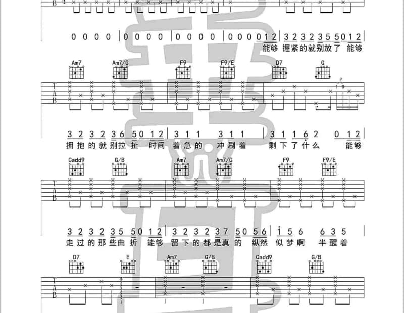 《爱情爆米花》吉他谱_张子冉