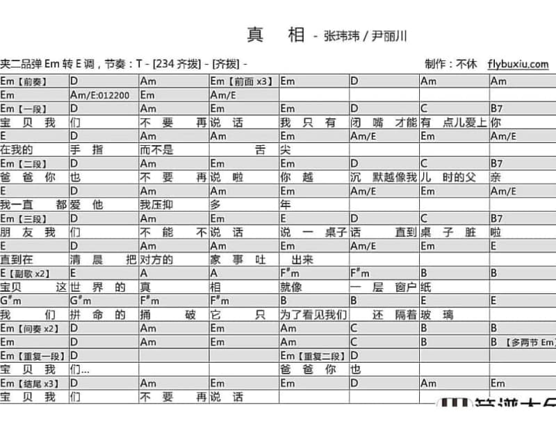 《张子冉-来自外星的姑娘》吉他谱_张子冉