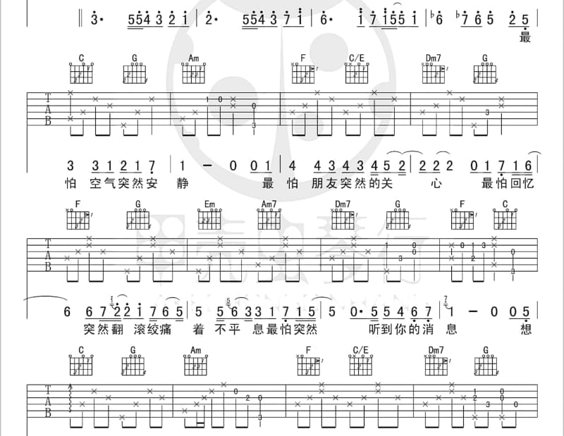 《连根拔起》吉他谱_赵小熙