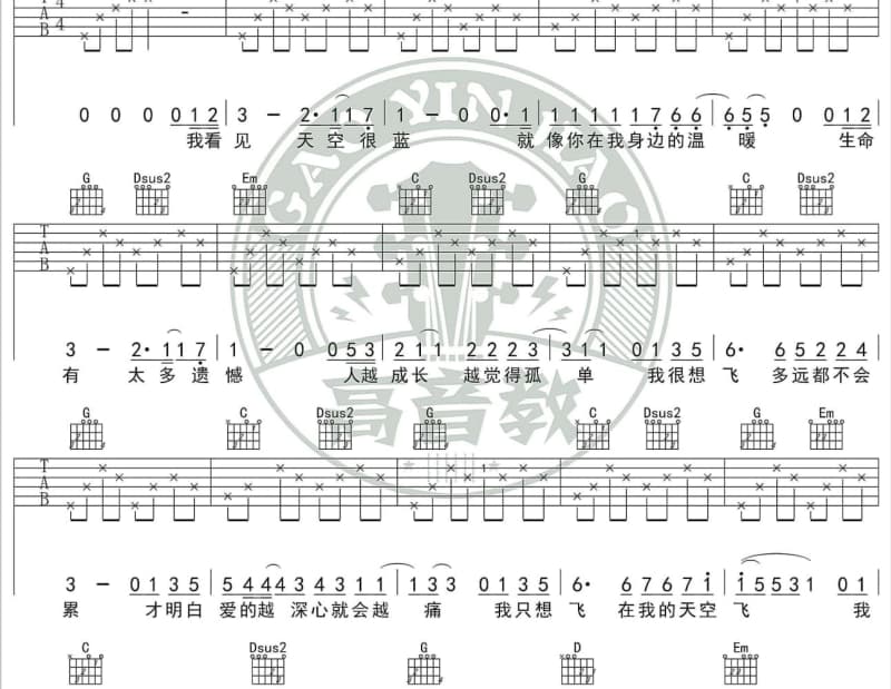 《红尘如故》吉他谱_赵羽菲