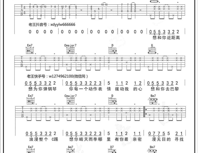 《引子》吉他谱_郑绪岚