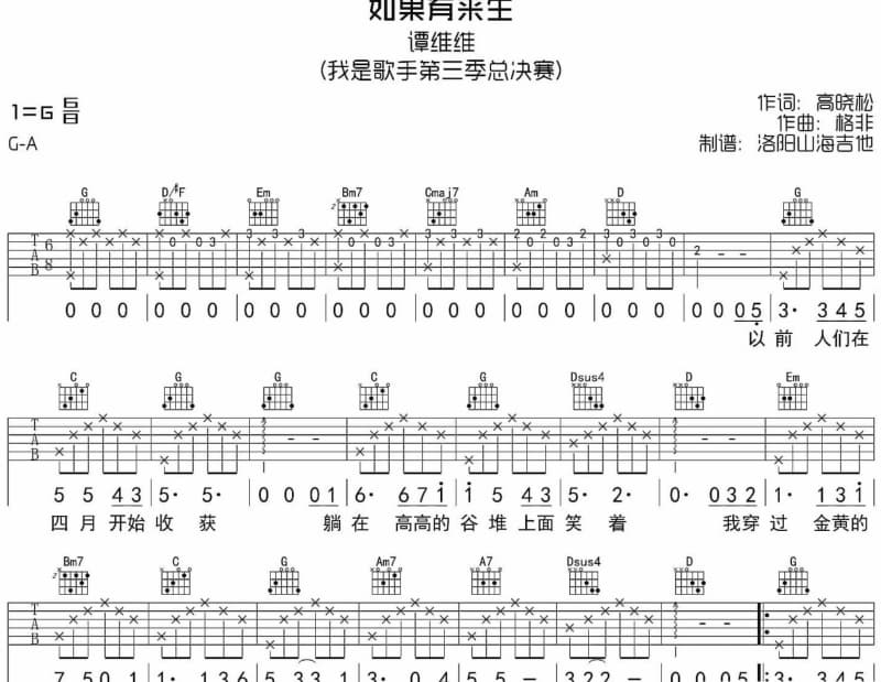 《葬花吟》吉他谱_郑绪岚