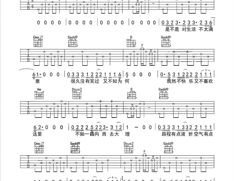 《冷静》吉他谱_周虹