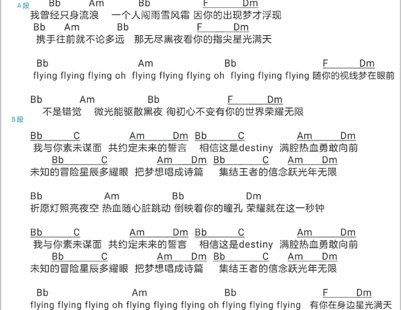 《牧羊曲》吉他谱_祖海