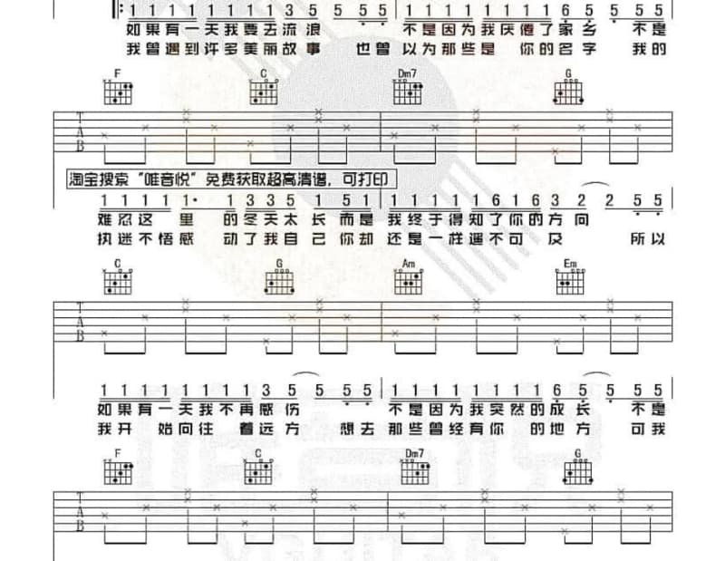 《日日新》吉他谱_任娟