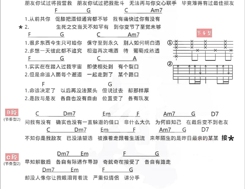 《不想今生失去你》吉他谱_任妙音
