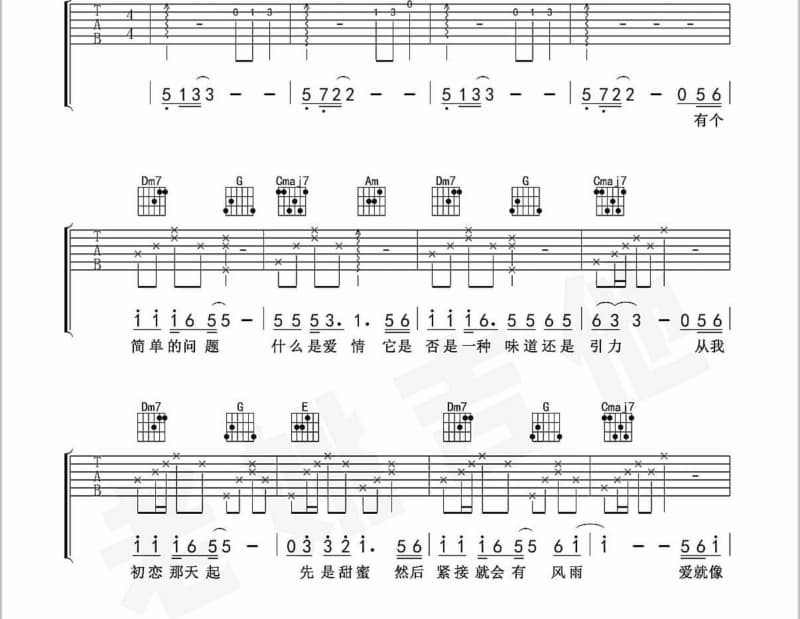 《五行玄音之五气朝元》吉他谱_上美