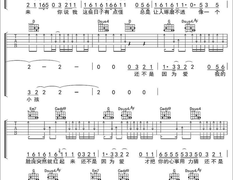 《火红的萨日朗 夏日激情版》吉他谱_乌兰托娅