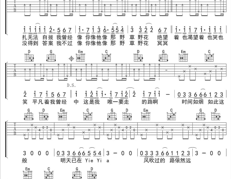 《药师佛解结咒》吉他谱_叶子